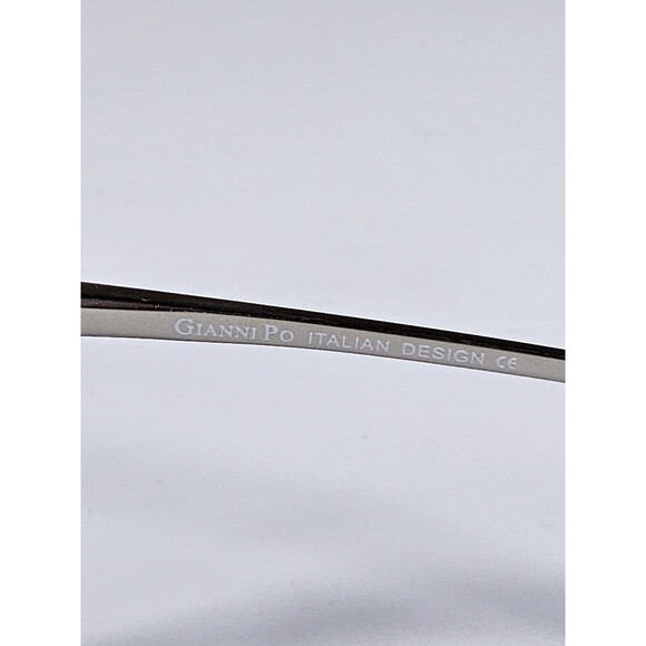 GIANNI PO WOMEN'S EYEGLASSES GP2612 55/15 145 BLACK/ SILVER DEMO - Picture 13 of 15